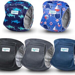 Leekalos Male Dog Diapers, Washable Wraps, Size L, NEW